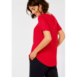 CHEMISIER SOLID LACE MIX BLOUSE - CECIL - FEMME - Chemises, blouses - 1170