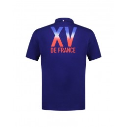 FFR FANWEAR POLO SS N1 M BLEU FR INTENS - LE COQ SPORTIF - HOMME - HOMME - 12383