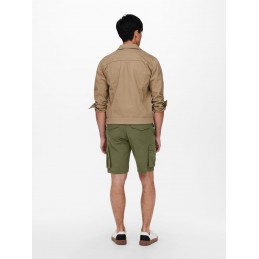SHORT CARGO ONLY AND SONS - ONLY AND SONS - HOMME - Shorts, bermudas - 2027