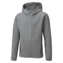 JUNIOR EVO FULL-ZIP HOODY BOY - PUMA - JUNIOR GARCON - Textiles - 6954