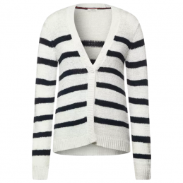 TAPE YARN STRIPE CARDIGAN - CECIL FEMME - CECIL - FEMME - Pulls, sweats et gilets - 7567