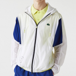 Parka à capuche blanche Lacoste - LACOSTE - HOMME - Pulls, vestes et gilets - 7862