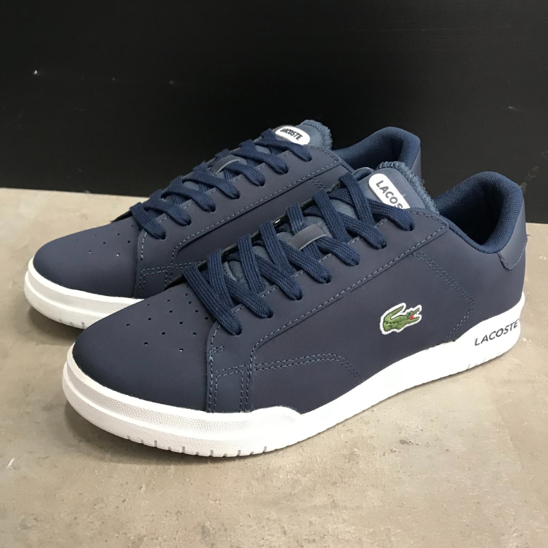 Basket lacoste homme bleu clearance