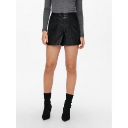 SHORT SILIMI CUIR ONLSANDY - ONLY - FEMME - Shorts, jupes - 942