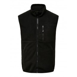 VESTE SANS MANCHES POLAIRE ONSDAVIS FLEECE VEST - ONLY AND SONS - HOMME - Sweatshirts, pulls et vestes - 955