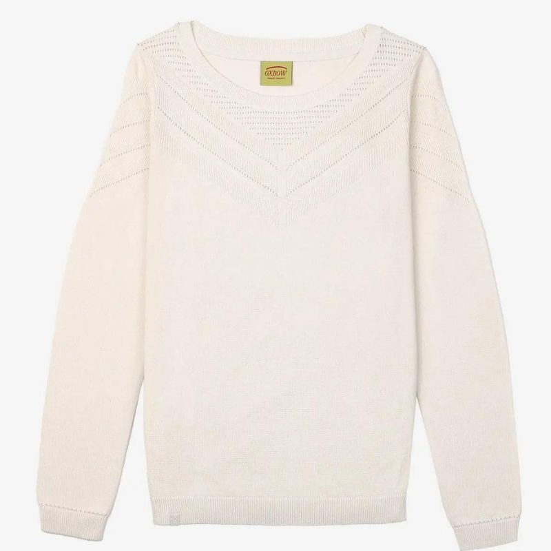 OXBOW PULL FLUIDE MOTIF AJOURES - OXBOW - FEMME - Tops, t-shirts - 9988 OXBOW PULL FLUIDE MOTIF AJOURES - OXBOW - FEMME - Tops, t-shirts - 9988